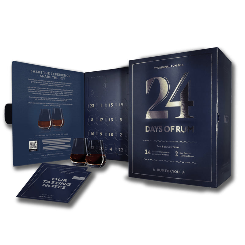 24 Days of Rum Blue edition Edition Giftbox