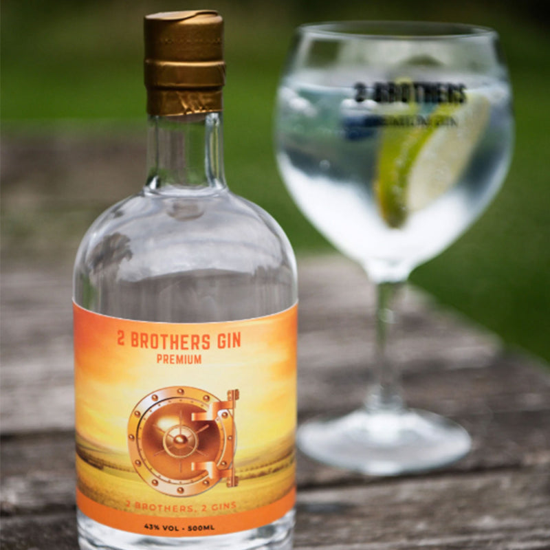 2 Brothers Premium Gin Citrus - Bottle 500 ml.