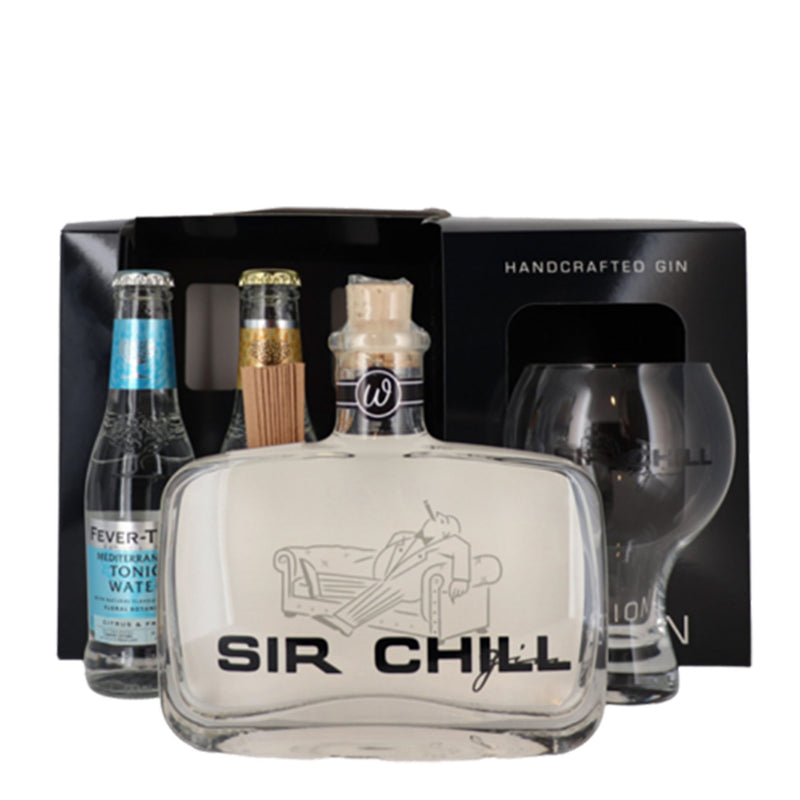 Sir chill Gin + Verre & Display 37.5° 0.5L + Tonic