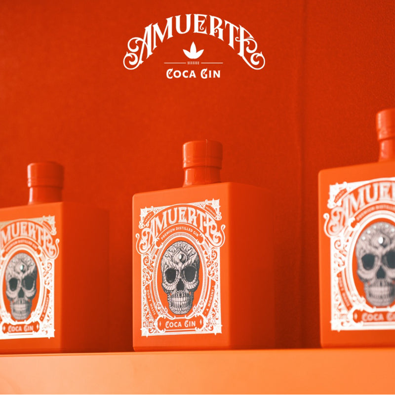 Amuerte Coca Leaf Gin 43% 70cl Orange Edition - Summer 2024