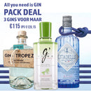 3 pack deal!  Gin-Tropez, Citadelle gin, G'vine gin