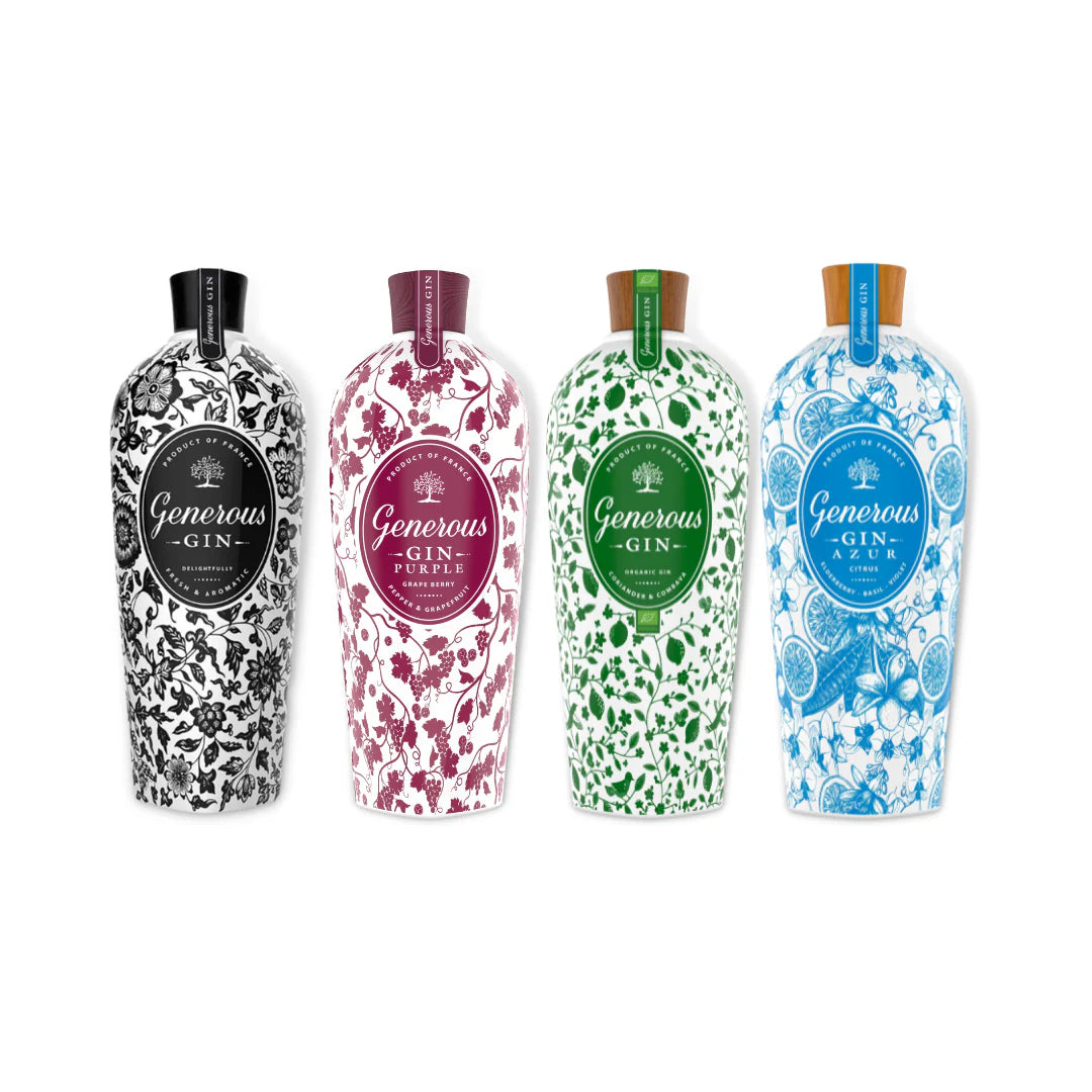 Generous Gin Voordeelpakket 4x 70 CL kopen? €160.00 bij Ginsonline