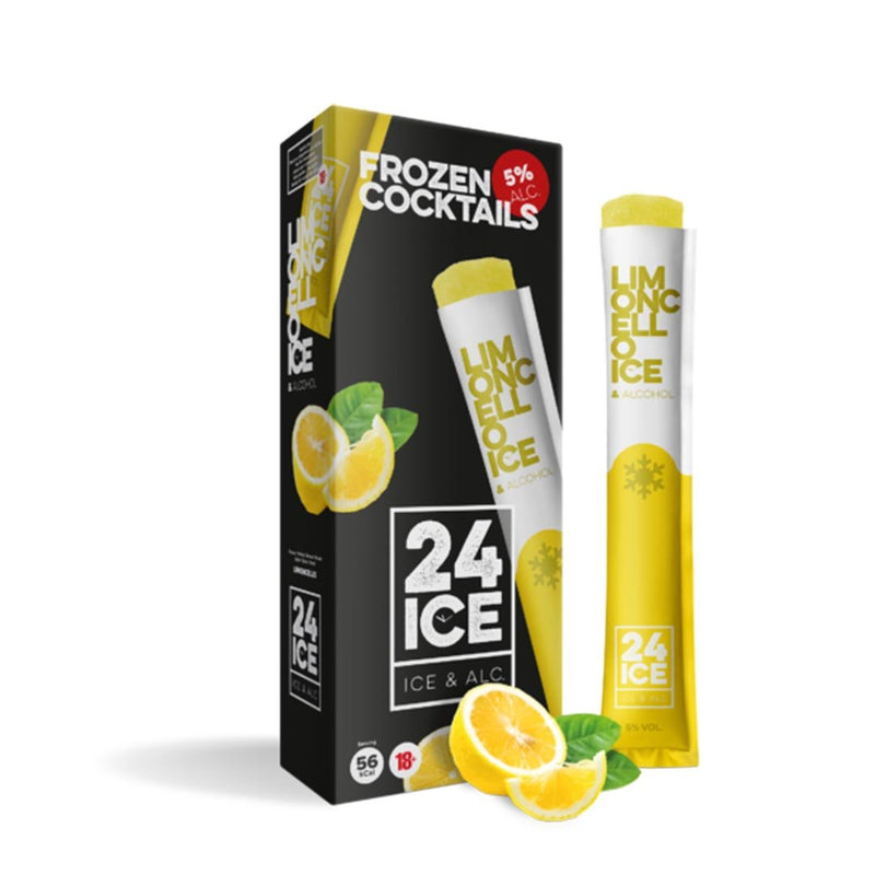 Limoncello ice - 5% Alc. - 5 stuks Frozen cocktails | Ginsonline