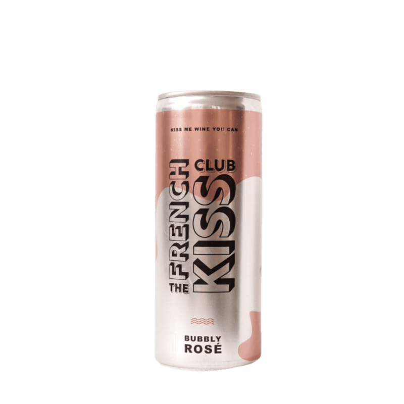 The French Kiss Club Rose wijn in blik 12,5° 0,25L | Ginsonline