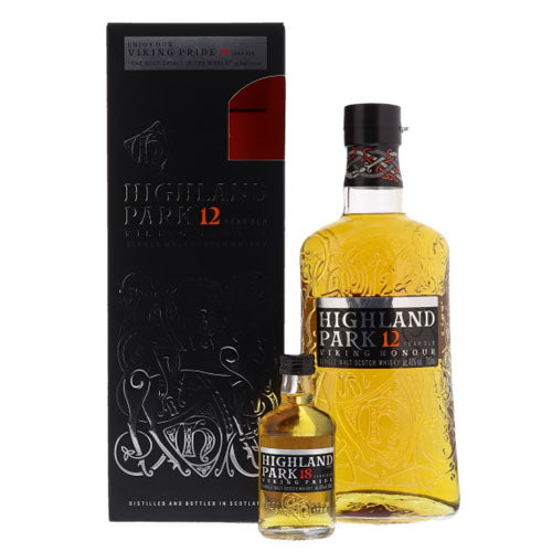 Highland Park 12 Years + Gift Mini 5 cl HP 18Y 40.2° 0.75L