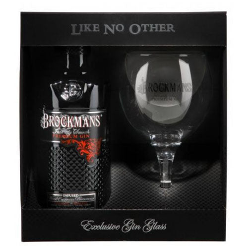 Brockmans Intensly Smooth Premium Gin + glas 40° 0.7L